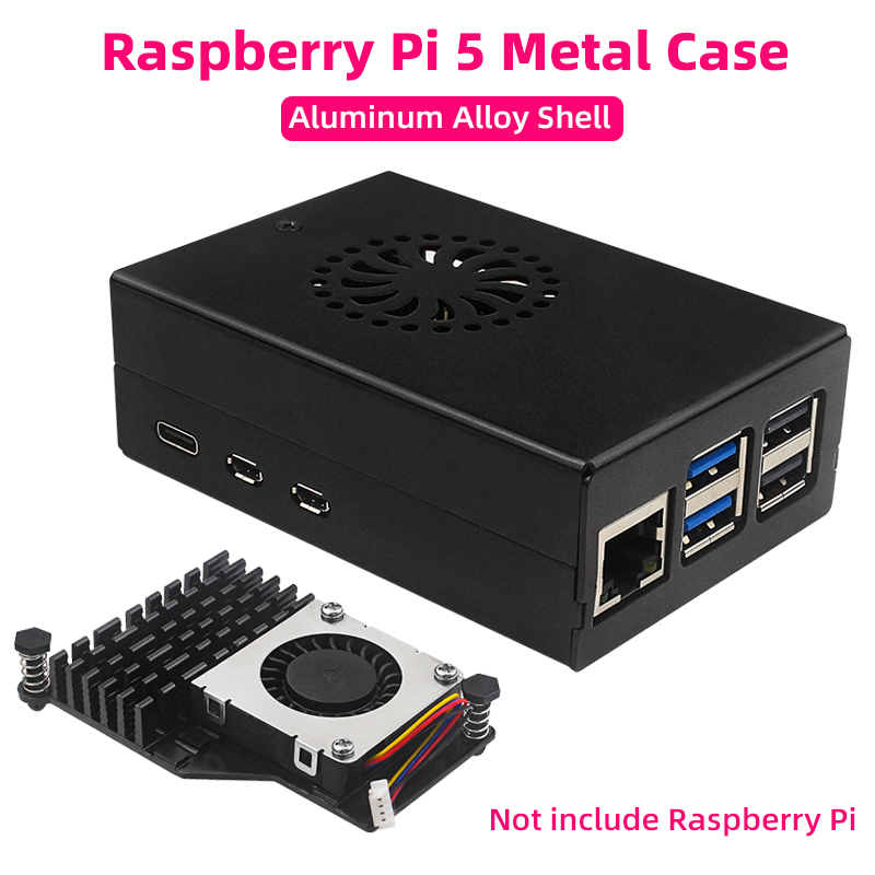 Argon One V3 M.2 Nvme Case - Metalowa obudowa Raspberry Pi 5 Obudowa