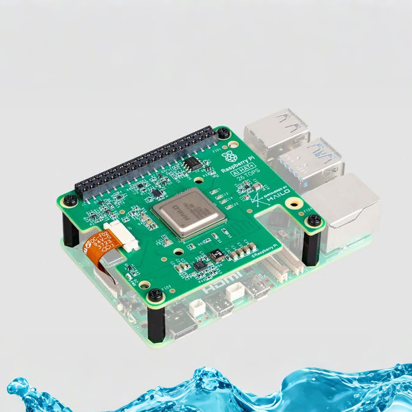Raspberry Pi Ai Kit Hailo-8L - Raspberry Pi Al HAT+ z wbudowanym